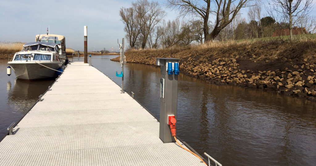 Die neuen Stromsäulen sind fertig installiert!